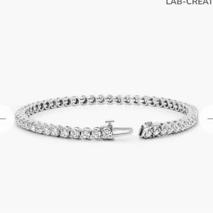 Sterling Silver 1/3 CTTW diamond tennis bracelet